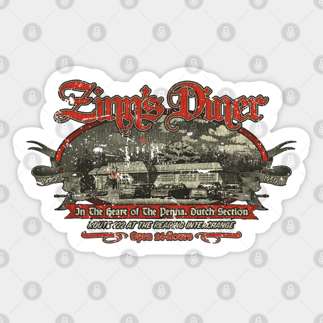 Zinn's Diner Pennsylvania Dutch Country Sticker by JCD666